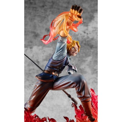 ONE PIECE P.O.P. SABO FIRE FIST INHERITANCE LIMITED ED. STATUA FIGURE MEGAHOUSE