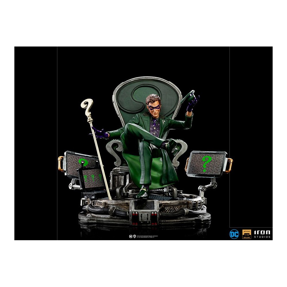 IRON STUDIOS DC COMICS RIDDLER BDS ART SCALE DELUXE 1/10 STATUE FIGURE