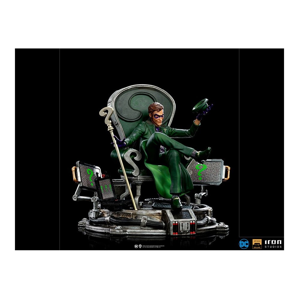 IRON STUDIOS DC COMICS RIDDLER BDS ART SCALE DELUXE 1/10 STATUE FIGURE