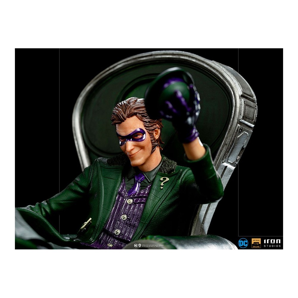 IRON STUDIOS DC COMICS RIDDLER BDS ART SCALE DELUXE 1/10 STATUE FIGURE