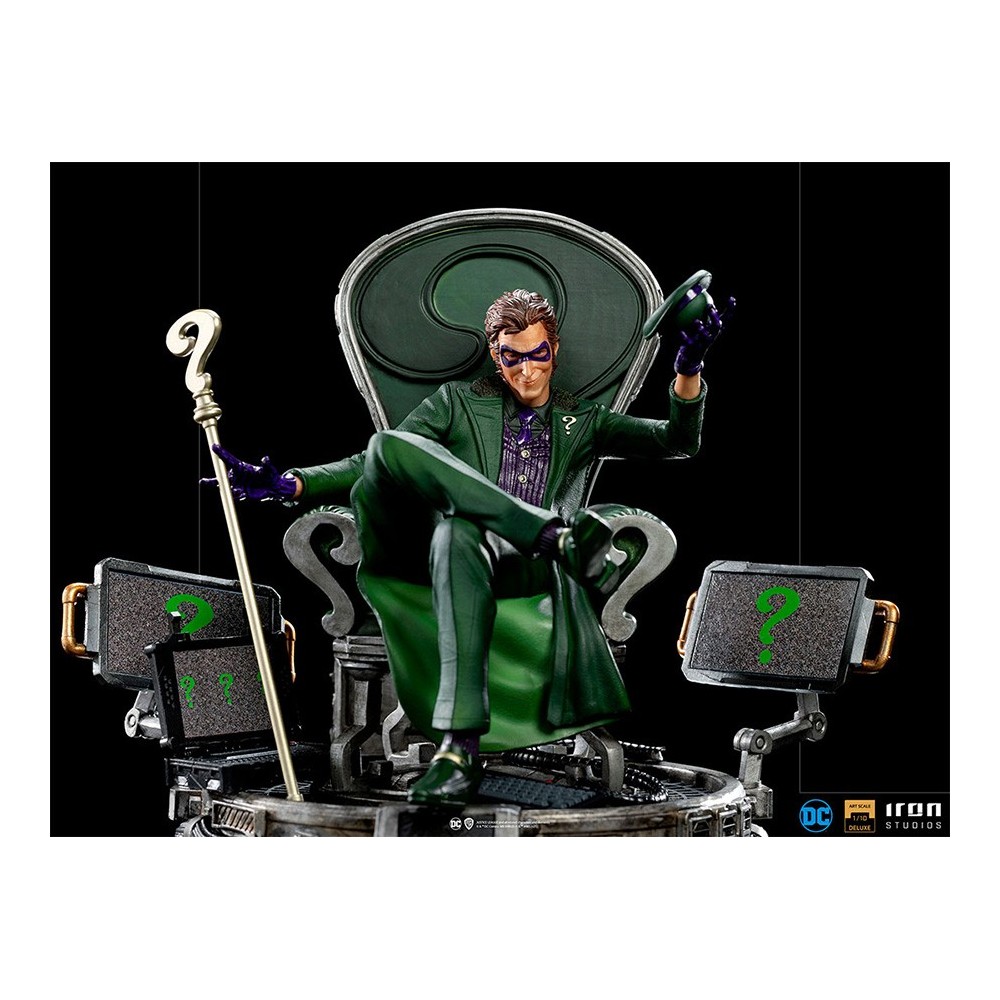 IRON STUDIOS DC COMICS RIDDLER BDS ART SCALE DELUXE 1/10 STATUE FIGURE