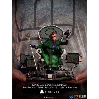 DC COMICS RIDDLER L'ENIGMISTA BDS ART SCALE DELUXE 1/10 STATUA FIGURE IRON STUDIOS