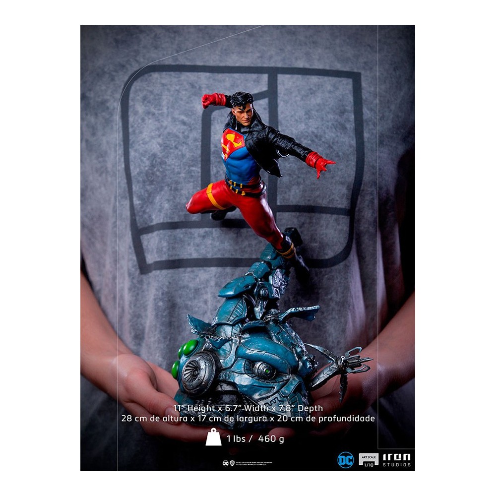 IRON STUDIOS DC COMICS SUPERBOY BDS ART SCALE DELUXE 1/10 STATUE FIGURE