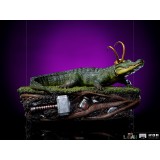 IRON STUDIOS LOKI ALLIGATOR BDS ART SCALE 1/10 STATUE FIGURE