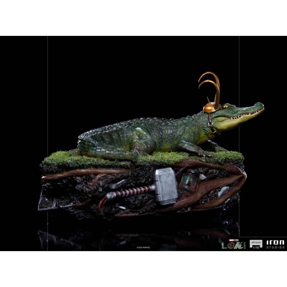 IRON STUDIOS LOKI ALLIGATOR BDS ART SCALE 1/10 STATUE FIGURE