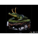 IRON STUDIOS LOKI ALLIGATOR BDS ART SCALE 1/10 STATUE FIGURE