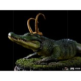 IRON STUDIOS LOKI ALLIGATOR BDS ART SCALE 1/10 STATUE FIGURE