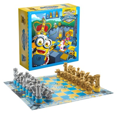 MINIONS MEDIEVAL MAYHEM CHESS SET SCACCHIERA NOBLE COLLECTIONS