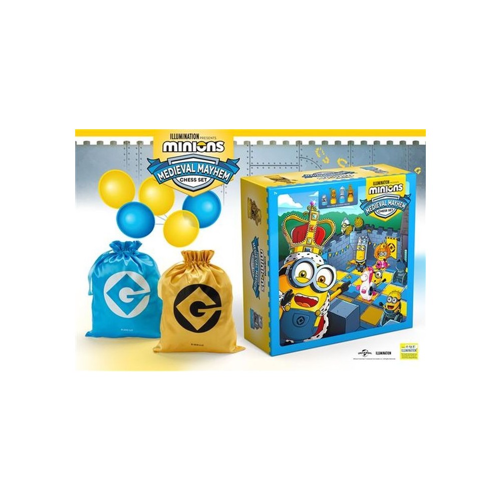 NOBLE COLLECTIONS MINIONS MEDIEVAL MAYHEM CHESS SET