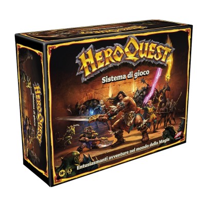 HEROQUEST EDIZIONE ITALIANA BOARDGAME GIOCO DA TAVOLO HASBRO