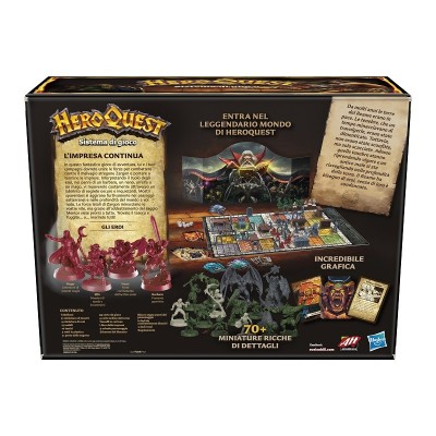 HASBRO HEROQUEST EDIZIONE ITALIANA BOARDGAME GIOCO DA TAVOLO