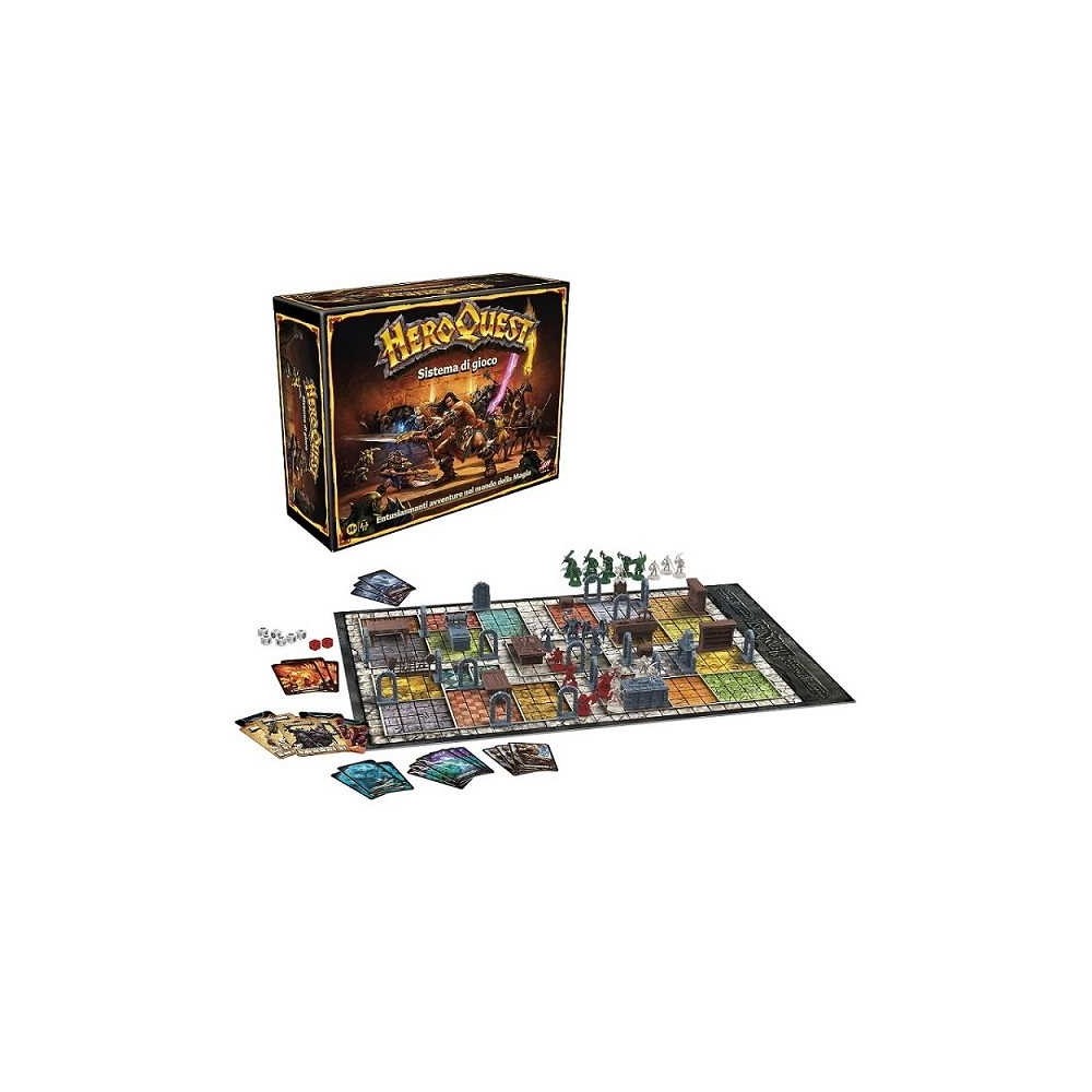 HASBRO HEROQUEST EDIZIONE ITALIANA BOARDGAME GIOCO DA TAVOLO