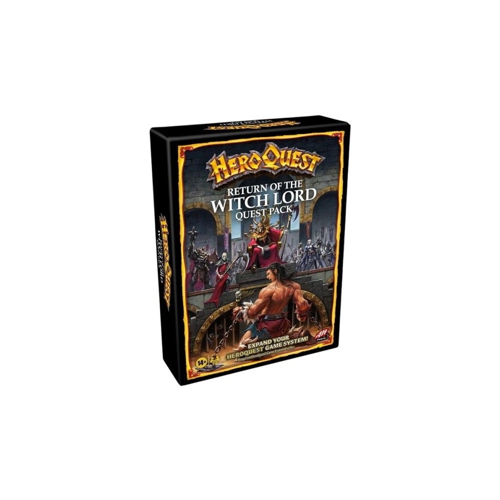 HEROQUEST ESPANSIONE RETURN OF THE WITCH LORD BOARDGAME GIOCO DA TAVOLO IN INGLESE HASBRO