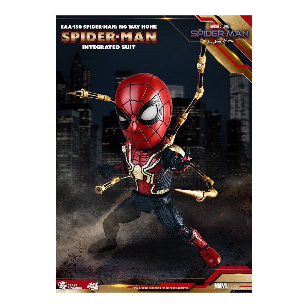 BEAST KINGDOM SPIDER-MAN NO WAY HOME INTEGRATED SUIT EGG ATTACK ACTION FIGURE