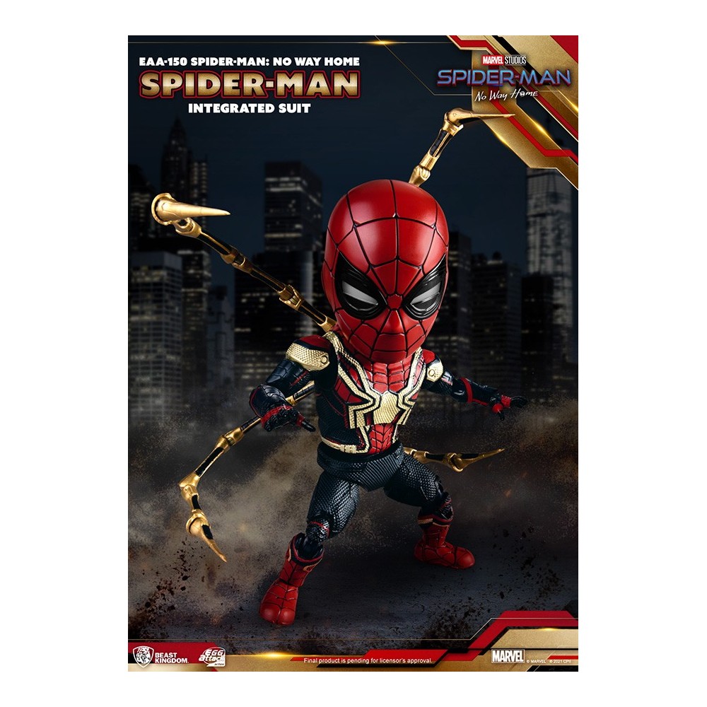 BEAST KINGDOM SPIDER-MAN NO WAY HOME INTEGRATED SUIT EGG ATTACK ACTION FIGURE