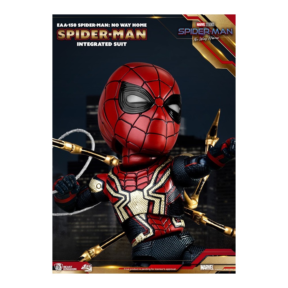 BEAST KINGDOM SPIDER-MAN NO WAY HOME INTEGRATED SUIT EGG ATTACK ACTION FIGURE