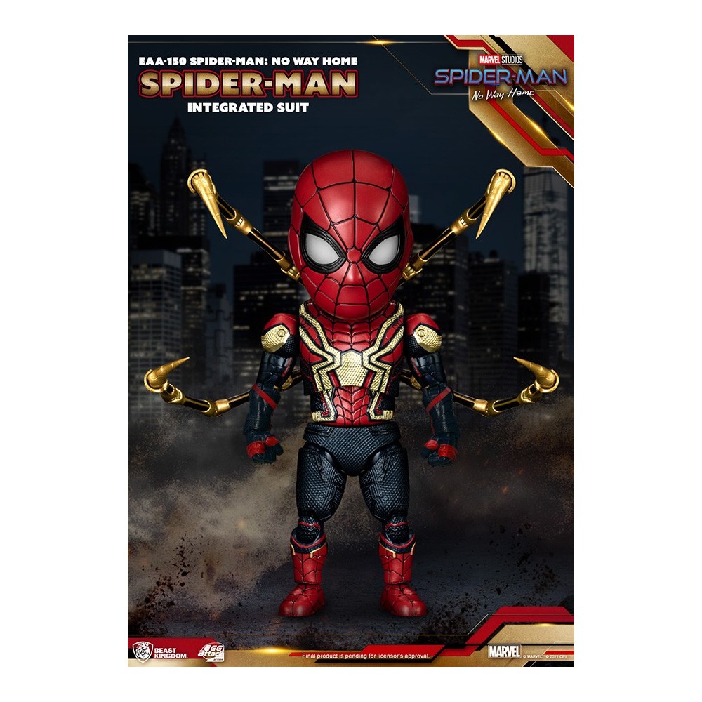 BEAST KINGDOM SPIDER-MAN NO WAY HOME INTEGRATED SUIT EGG ATTACK ACTION FIGURE