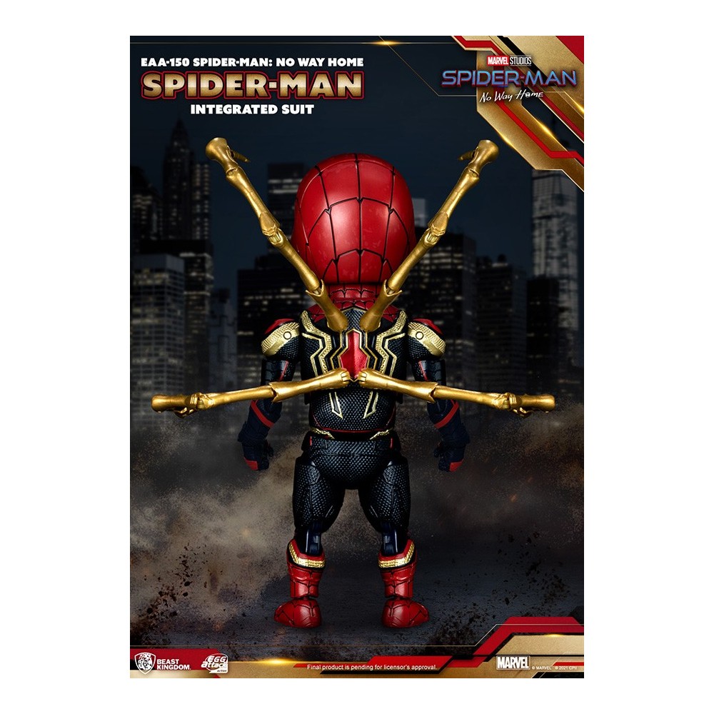 BEAST KINGDOM SPIDER-MAN NO WAY HOME INTEGRATED SUIT EGG ATTACK ACTION FIGURE