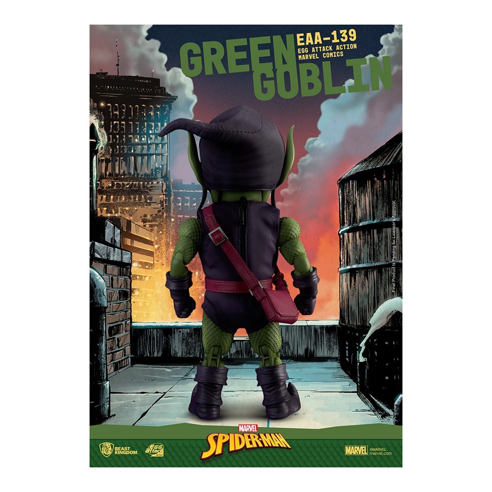 BEAST KINGDOM MARVEL COMICS SPIDER-MAN GREEN GOBLIN EGG ATTACK ACTION FIGURE