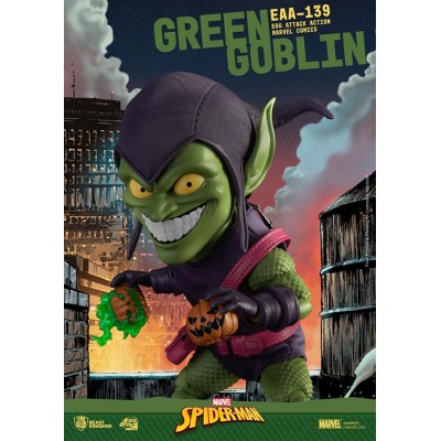 BEAST KINGDOM MARVEL COMICS SPIDER-MAN GREEN GOBLIN EGG ATTACK ACTION FIGURE