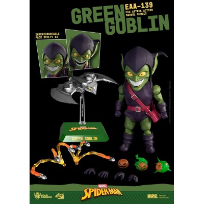 BEAST KINGDOM MARVEL COMICS SPIDER-MAN GREEN GOBLIN EGG ATTACK ACTION FIGURE