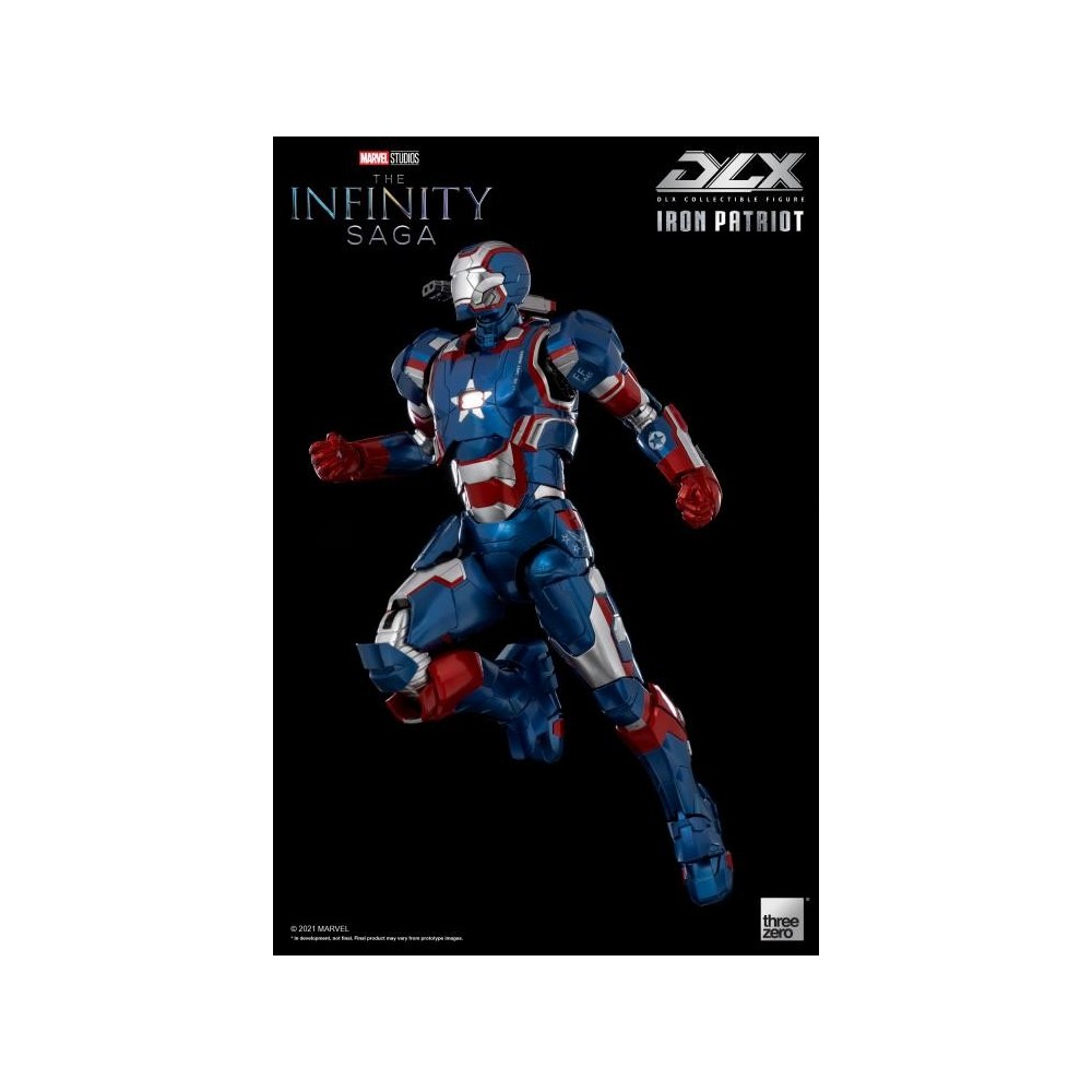 MARVEL THE INFINITY SAGA IRON PATRIOT DLX ACTION FIGURE THREEZERO