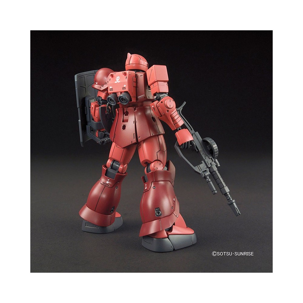 HIGH GRADE HG GUNDAM MS-05 ZAKU I CHAR AZNABLE 1/144 MODEL KIT FIGURE BANDAI
