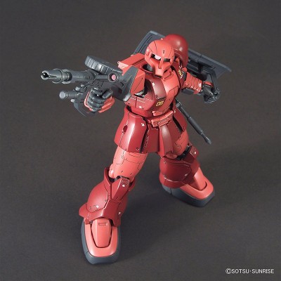 BANDAI HIGH GRADE HG GUNDAM MS-05 ZAKU I CHAR AZNABLE 1/144 MODEL KIT FIGURE