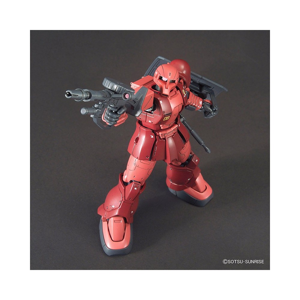 BANDAI HIGH GRADE HG GUNDAM MS-05 ZAKU I CHAR AZNABLE 1/144 MODEL KIT FIGURE