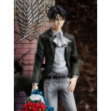 L'ATTACCO DEI GIGANTI LEVI BIRTHDAY 30CM STATUA FIGURE FURYU