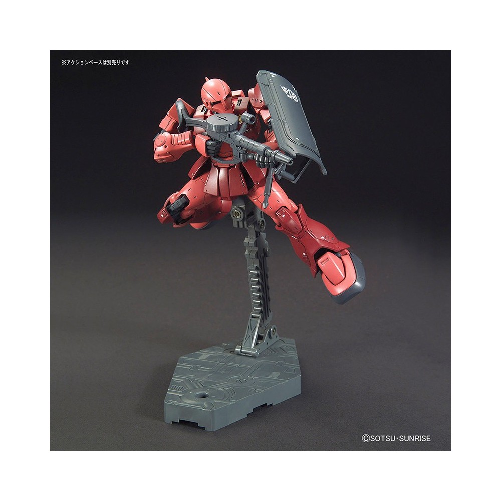 HIGH GRADE HG GUNDAM MS-05 ZAKU I CHAR AZNABLE 1/144 MODEL KIT FIGURE BANDAI