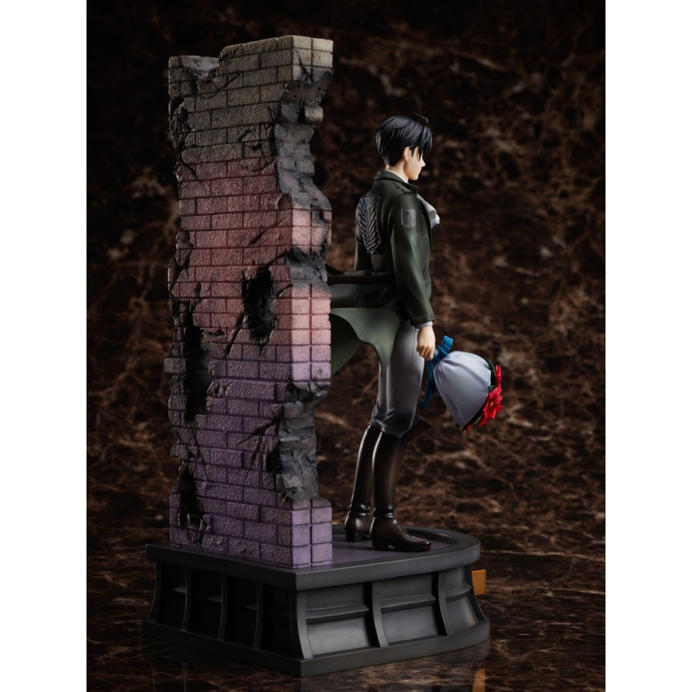 L'ATTACCO DEI GIGANTI LEVI BIRTHDAY 30CM STATUA FIGURE FURYU