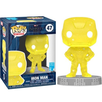 FUNKO FUNKO POP! MARVEL INFINITY SAGA IRON MAN ART SERIES BOBBLE HEAD FIGURE