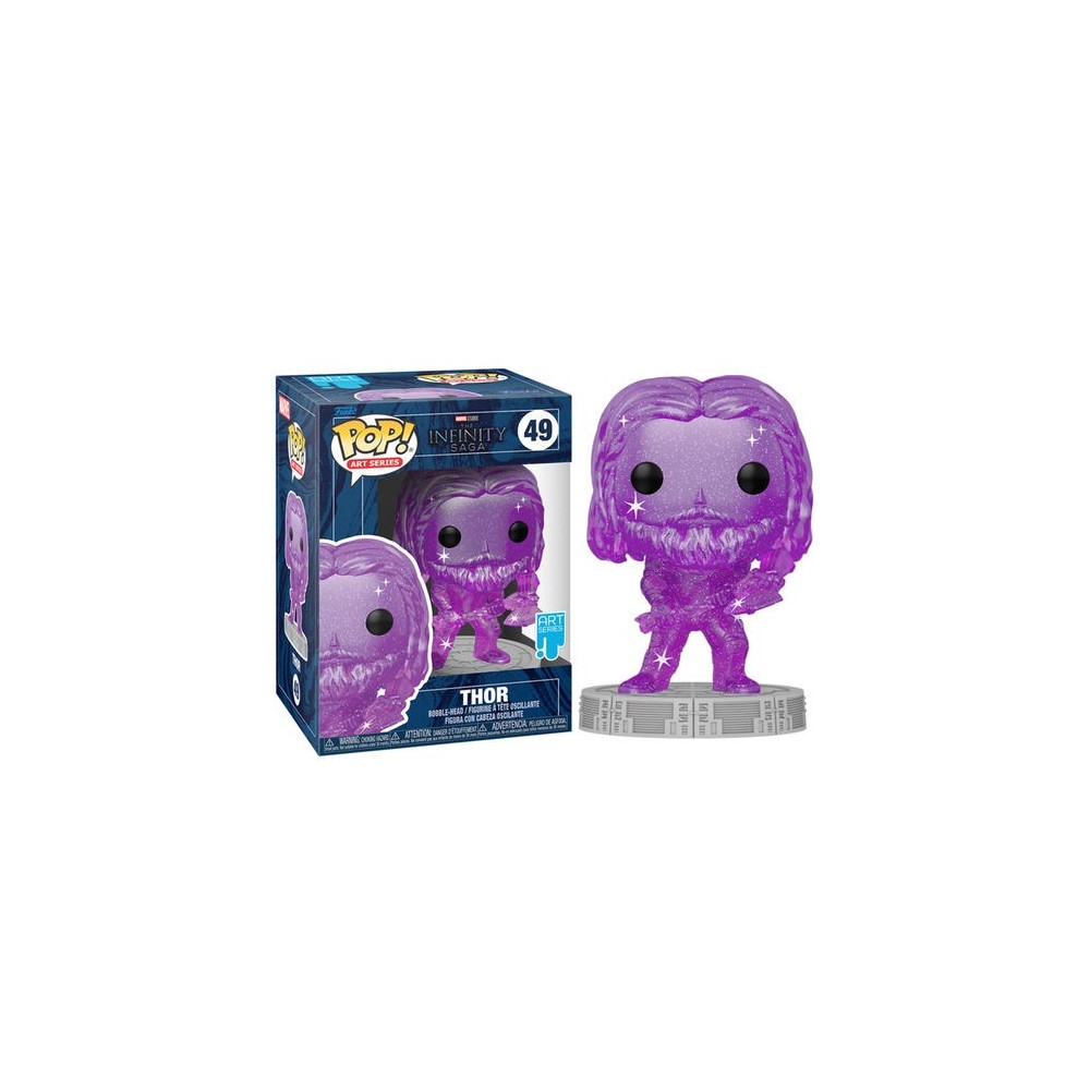FUNKO FUNKO POP! MARVEL INFINITY SAGA THOR ART SERIES BOBBLE HEAD FIGURE