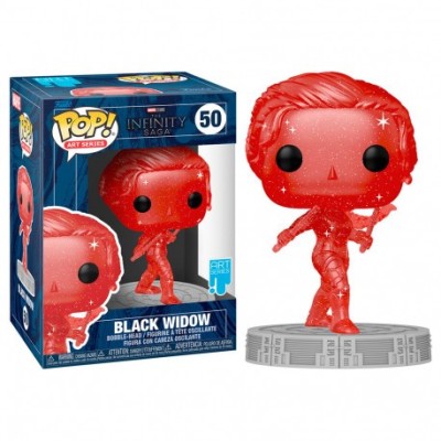 FUNKO FUNKO POP! MARVEL INFINITY SAGA BLACK WIDOW ART SERIES BOBBLE HEAD FIGURE