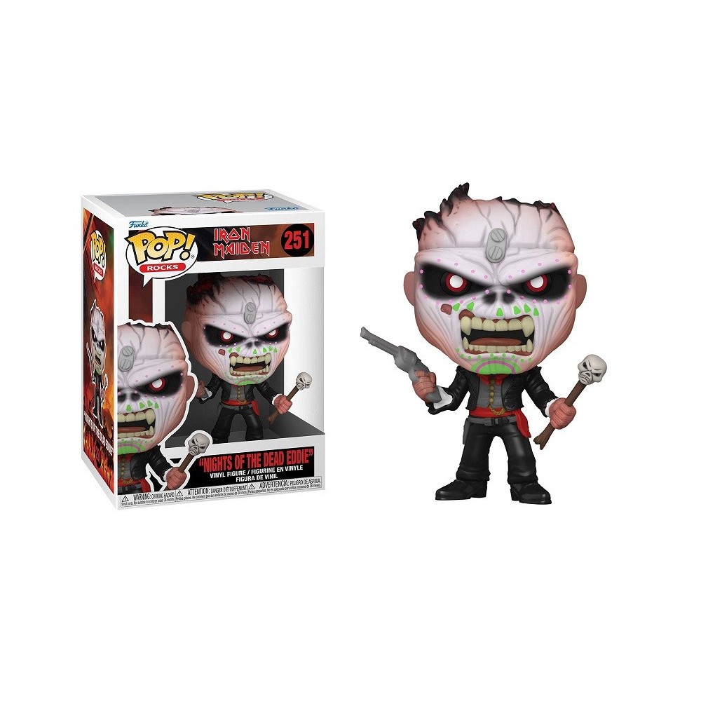 FUNKO FUNKO POP! IRON MAIDEN NIGHTS OF THE DEAD EDDIE BOBBLE HEAD FIGURE