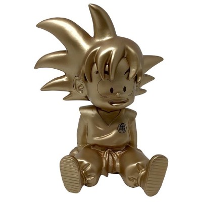 PLASTOY DRAGON BALL BUST BANK SON GOKU SPECIAL GOLD