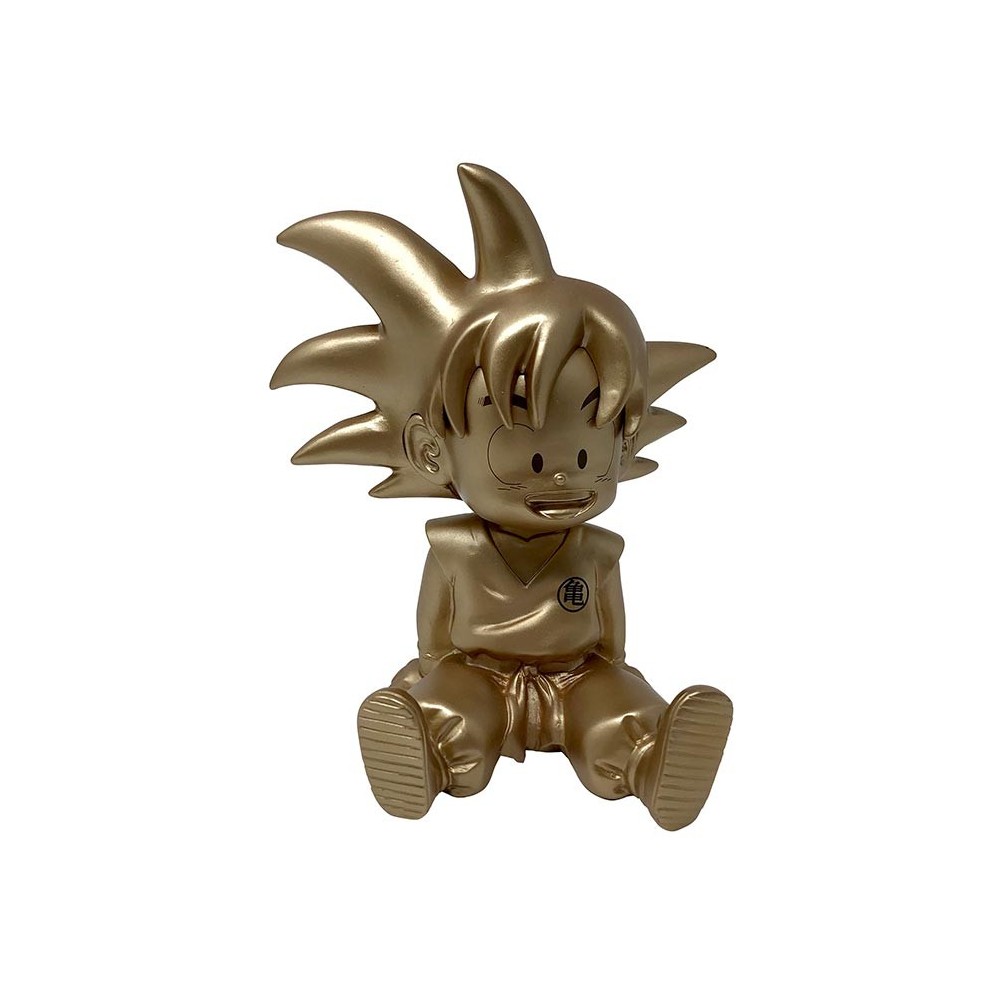 PLASTOY DRAGON BALL BUST BANK SON GOKU SPECIAL GOLD