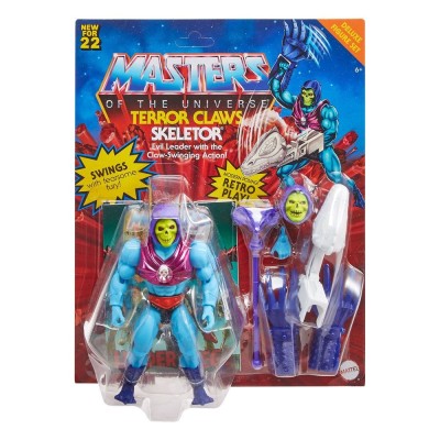 MATTEL MASTERS OF THE UNIVERSE ORIGINS DELUXE TERROR CLAWS SKELETOR ACTION FIGURE