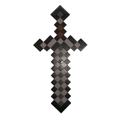 MINECRAFT PLASTIC REPLICA NETHER SWORD 51CM SPADA JAKKS PACIFIC INC.