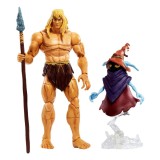 MASTERS OF THE UNIVERSE REVELATION SAVAGE HE-MAN AND ORKO ACTION FIGURE MATTEL