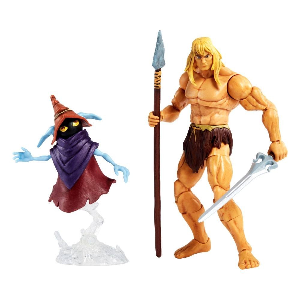 MASTERS OF THE UNIVERSE REVELATION SAVAGE HE-MAN AND ORKO ACTION FIGURE MATTEL