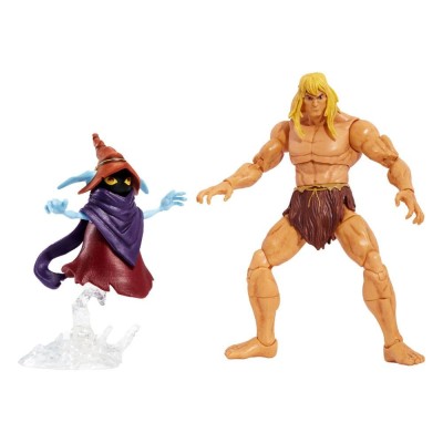 MASTERS OF THE UNIVERSE REVELATION SAVAGE HE-MAN AND ORKO ACTION FIGURE MATTEL