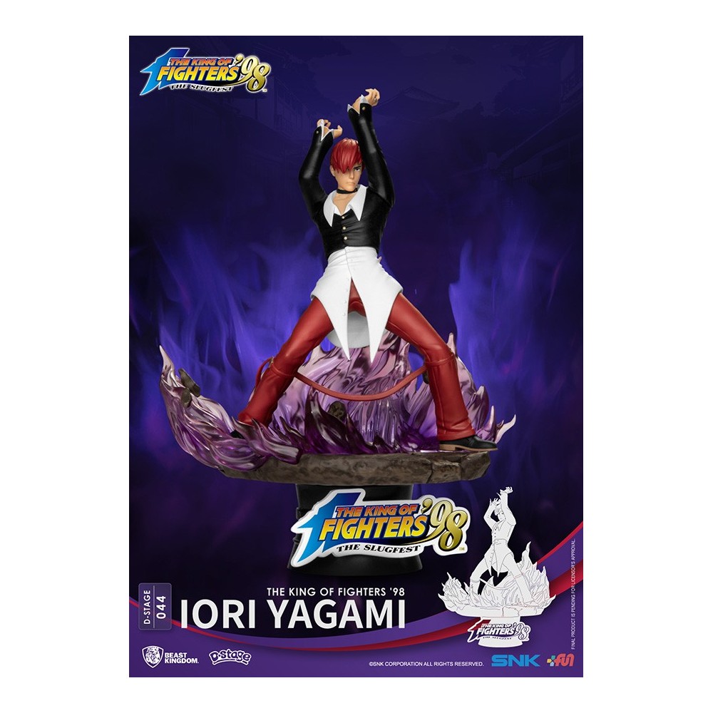 D-STAGE KING OF FIGHTERS '98 IORI YAGAMI STATUA FIGURE DIORAMA BEAST KINGDOM