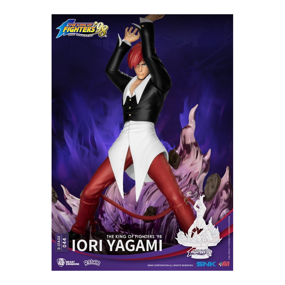 BEAST KINGDOM D-STAGE KING OF FIGHTERS '98 IORI YAGAMI STATUE FIGURE DIORAMA