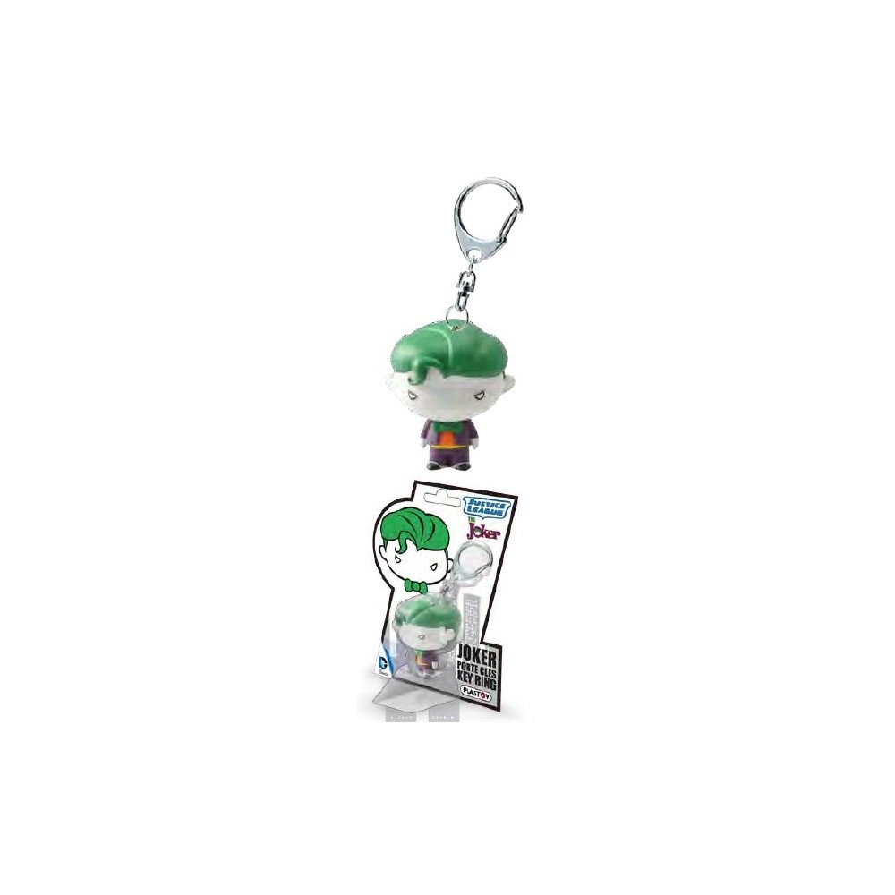 JUSTICE LEAGUE THE JOKER CHIBI PVC KEYCHAIN PORTACHIAVI KEYRING PLASTOY
