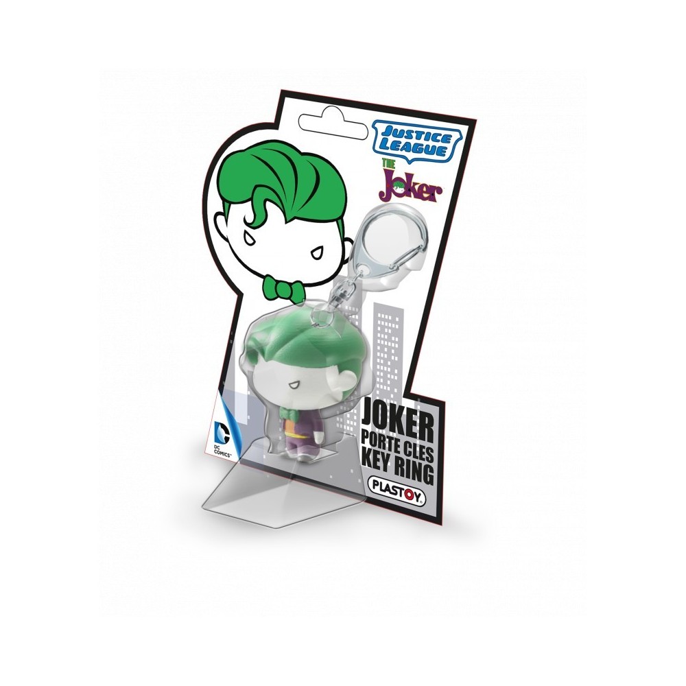 JUSTICE LEAGUE THE JOKER CHIBI PVC KEYCHAIN PORTACHIAVI KEYRING PLASTOY