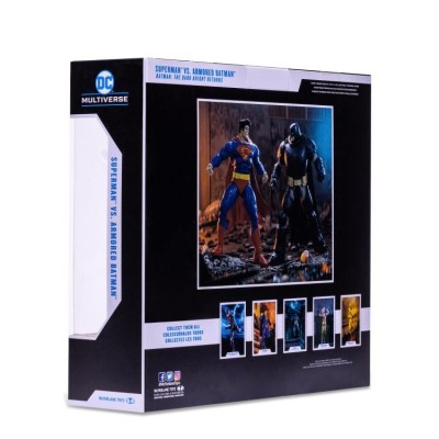 DC MULTIVERSE SUPERMAN VS ARMORED BATMAN 2-PACK ACTION FIGURE MC FARLANE