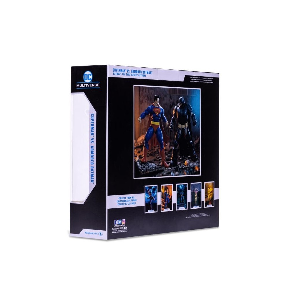 DC MULTIVERSE SUPERMAN VS ARMORED BATMAN 2-PACK ACTION FIGURE MC FARLANE