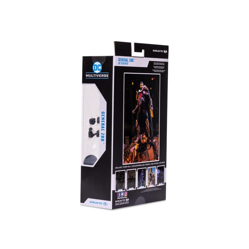 DC MULTIVERSE GENERAL ZOD ACTION FIGURE MC FARLANE